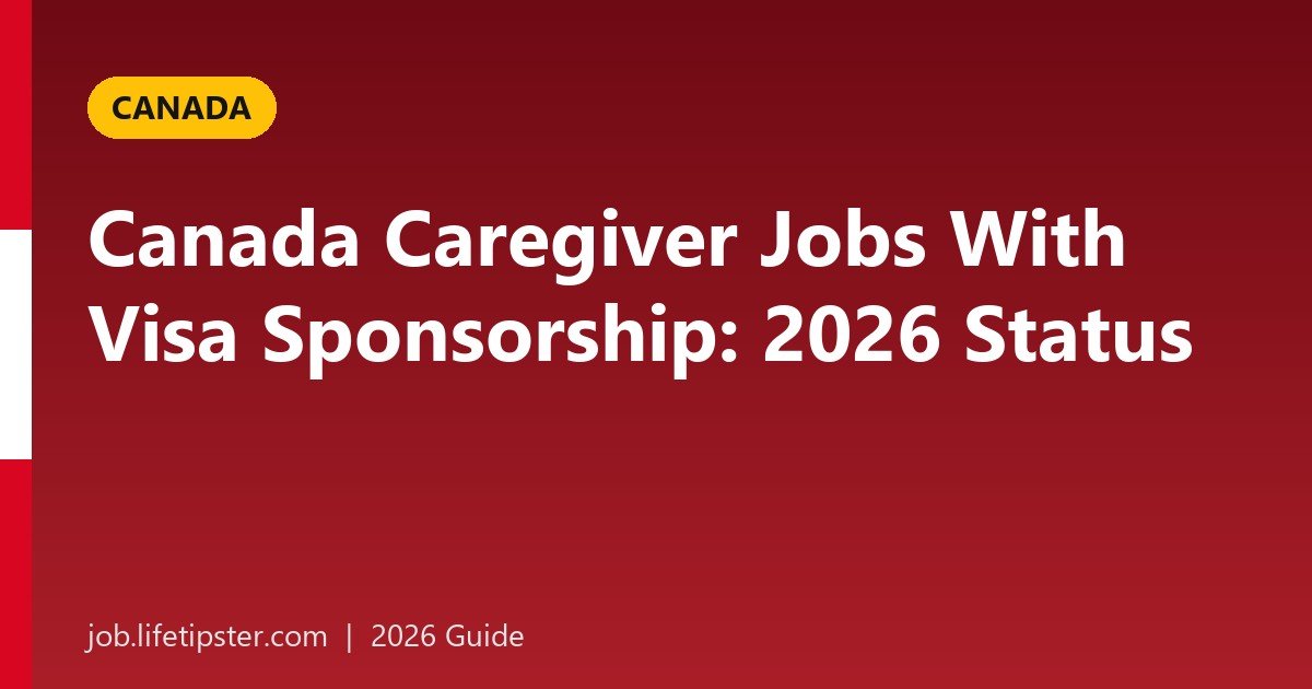 Canada Caregiver Jobs With Visa Sponsorship: 2026 Status and Real Alternatives
