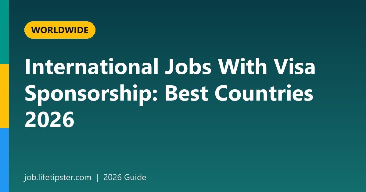 International Jobs With Visa Sponsorship: Best Countries Compared for 2026